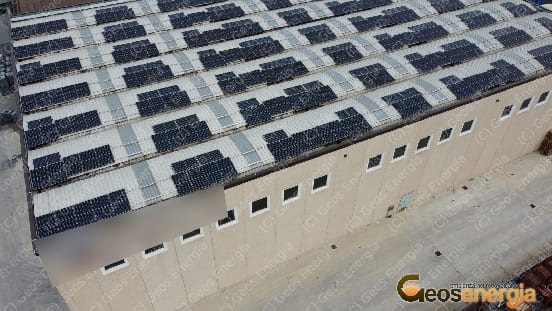 Angolo impianto fotovoltaico da 350kWp realizzato col Credito d’imposta