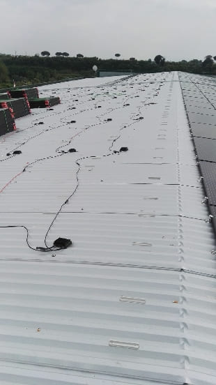 Preparazione montaggio fotovoltaico da 144kWp