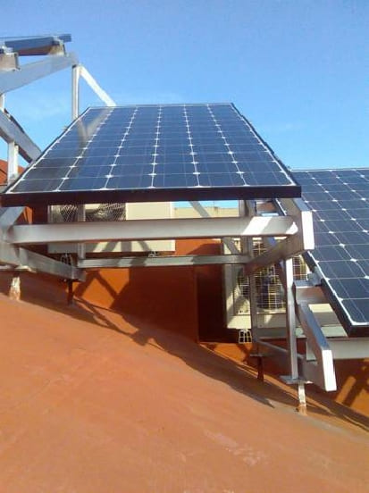 foto prospettiva pannello fotovoltaico 2009