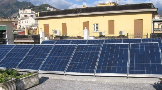 panoramica impianto fotovoltaico