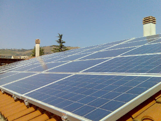 immagine laterale pannelli impianto fotovoltaico 2014 velocissimo